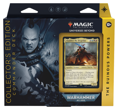universes beyond: warhammer 40.000 commander deck collector's edition the ruinous powers (eng)